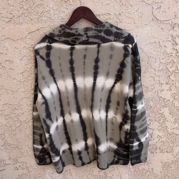 YFB Young Fabulous & Broke Kendelle Sweater Harbor Grey Cuba Wash Size Small - Picture 4 of 8